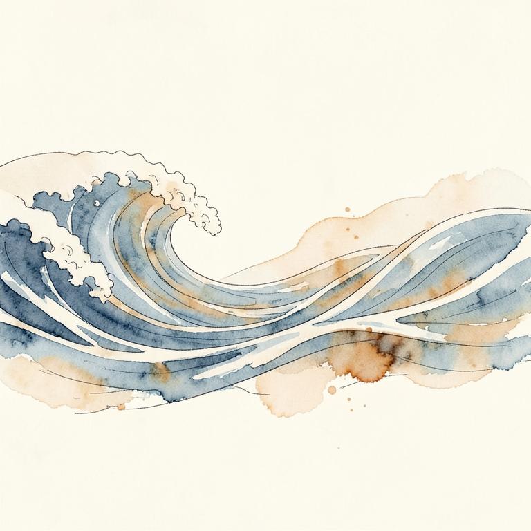Illustration of Ocean Current